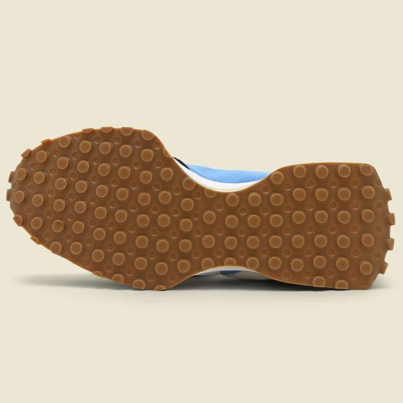 NIB New Balance 327 Sneaker Shoes Vibrant Sky/Natural Indigo Blue, Gum Outsoles - Picture 5 of 6